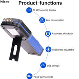Portable Handheld Oscilloscope  Jinhan JDS2023 Digital Storagesignal Function Generator 20MHz Oscilloscope AC/DC Input Coupling
