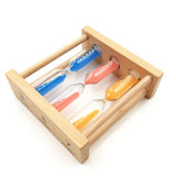 3/ 5/ 7 Minutes Sand Timer for Multifunctional Hourglass For Cooking, Classroom, Children's Games, Yoga, Swimming (Square)