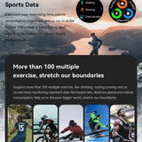 Smart Watch K52 Bluetooth Call 1.39inch IPS Big Screen 400mAh Long Standby Health Monitoring Outdoor Sport Men Women Smartwatch
