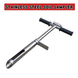 Stainless Steel Soil Sampler With Foot Pedal and Scale Garden Hand Tools Manual Aerators Scoops Crowbars 2022 New