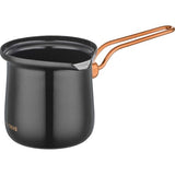 Neva N2894 Sweet Premium Enamel Coffee Pot 0,5 Liter Turkish Coffee Pot Phosphorescence Grizay Menthol Dark