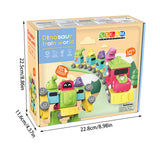 Take Apart Robot Toys 5 In 1 Dinosaur Train Robot Toys For Kids Building Toys Vehicle Set For KidsBirthday Gift For Preschool