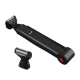 6500Rpm 2 In 1 Foldable Handle Back Shaver Men Hair Remover Usb Rechargeable Shaving Machine Beard Timmer Long Handle Razor