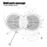 Mini Electric Neck Stickers Pain Relief Shoulder Body Cervical Spine Massage Stimulator 7 Levels Massage Strength