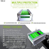 MPPT Wind Solar Hybrid Booster Charge Controller 12/24V Auto Apply For 800W Wind+600W Solar With Dump Load LCD Display