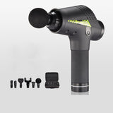 Massage Gun Electric Body Six Heads Massager Impact Muscle Massage Physiotherapy Massage Gun Massager for Neck and Back Relaxer