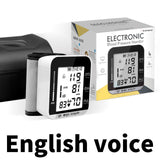 Automatic Blood Pressure Monitor Medical Sphygmomanometer Tonometer Portable Cuff Wrist Sphygmomanometer Bp LCD Display Monitor