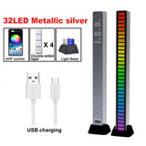 LED Light RGB Sound Control Lights App Control Music Rhythm Colorful Pickup LAMP DJ Disco Car TV Computer Desktop Decora Lights