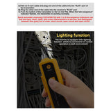 RJ11 RJ45 Multifunction Line Finder Handheld Cable Tester for Network Maintenance Collation Telephone Line Test