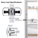 Fingerprint Door Lock,Smart Biometric Lock Safe Handle,Keyless Entry Door Locks For Family Residence Office Door