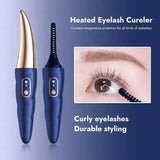 Electric Heated Eyelash Curler Rechargeable Lash Curler For Makeup Natural Curling Eye Lashe &amp; 24 Hours Long Lasting Beauty Tool