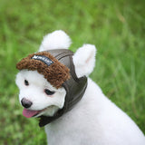 1pcs Autumn Winter Aviator Cap Mascot Costume Cosplay Windproof Pilot Cap for Small Medium Large Dog