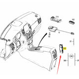 A1728202826 Car Dashboard USB Sockets For Mercedes-Benz C200 C260 C300 E300 GLA200 USB Hub Integrated Line Interface