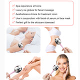 Facial Ice Globes Stainless Steel Cooling Cryo Facial Spa Globes For Anti Aging Face Eye Massager Skin Care Tool For Beauty Care