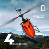WLtoys XK V912-A WLtoys K127 RC Helicopter 2.4G 4CH 6-Aixs Gyroscope Single Blade Propellor Helicopters RC Aircraft Toys for Kid