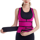 Good Healthy 2-in-1 Bust Lifter & Waist Shaper Adjustable Hook-and-loop Zipper Closure Women Shapewear