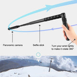 Bullet Time Bundle Kit Invisible Selfie Stick Tripod Handle 1/4" Screw 28-111cm Adjust Compatible with Insta 360 One/One X/One R
