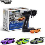 Turbo Racing 1:76 Scale RC Sport Car C72 C73 Table Game Racing Remote Control Mini Model Full Proportional RTR Kit Toys