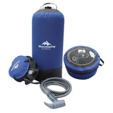 2021 10/11L  Portable Outdoor Camping Shower Bag With Foot Pump And Shower Nozzle For Beach Swim Travel Hiking