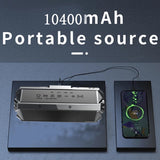100W High Power Subwoofer Bluetooth Speaker Portable Outdoor Wireless Speaker Home Theater TWS Stereo Sound Bar with Power Bank