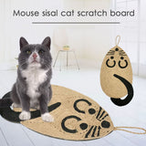 Cat Scratching Post Toy Cats Scratcher  Sisal Mat Board  Claws Care Cooling Litter Mats Lounger Protecting Furniture Supplies