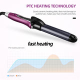 Professional 2 in 1 Hair Straightener Curler Tourmaline Ceramic Coating Fast Heat Flat Iron 28MM Curling Constant Temperature