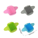 Plastic Bath Shower Foot Brush Scrubber Bath Shoe Feet Massage Slippers Brush