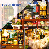 CUTEBEE DIY Dollhouse Wooden Doll Houses Miniature Dollhouse Kit Furniture  Casa Music Led Toys for Children Birthday Gift A68C