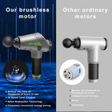 Massage Gun LCD Display Body Muscle Deep Fascia Massager Muscle Pain Exercising Relaxation Slimming Shaping