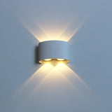 Led Wandlamp Aluminium Outdoor IP65 Waterdichte Up Down Wandlamp Voor Thuis Trap Slaapkamer Bed Badkamer Gang Verlichting RF18