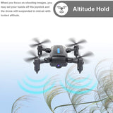 Foldable Mini Drone With 4K HD Fpv Camera For Kids Adults WiFi RC Quadcopter Flight Time 40 Minutes Real-time Image Transmission