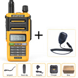2PCS Baofeng UV-9R PRO IP68 Waterproof Walkie Talkie Dual Band UHF/VHF Ham Two Way Radio Upgraded Of UV9R plus with Speaker Mic