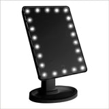 360 Degrees Rotation Makeup Mirror Adjustable 16/22 Leds Lighted LED Screen Portable Luminous Cosmetic Mirrors J9