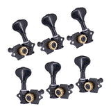 Guitar Opened Tuners Tuning Pegs Machine Heads 3R3L for Folk Guitar
