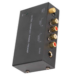 Phono Turntable Preamp Stereo RCA Input RCA Output Low Noise Record Player Amplifier with Independent Knob 100-240V