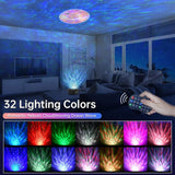 10 Planet Colorful Projector Lights Galaxy Starry Bluetooth Speaker Rotating Night Light Led Lamp Christmas New Year Gift