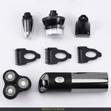 3 in1 multifunction Pro wet dry use electric shaver beard trimmer rechargeable razor for men shaving machine facial grooming set