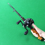 2.1M Fishing rod with reel Casting Rod and reel set Travel lure Trout telescopic fishing rod  Lure 5-20g pocket fishing rods