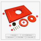 85*85 Universal Router Engraving Machine Electric Wood Milling Flip Board Guide Table Chamfering Board Woodworking DIY Tools