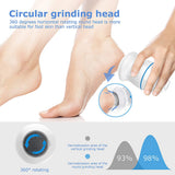 Callus Remover For Feet Electric Foot Scrubber  Pedicure Tool New Two Sand Heads For Dead Skin Calluses Dry And Cracked Skin