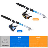 Fishing Reel Rod Combo Set Fishing Pole Spinning Reel Set with Fishing Accessories for vara de pesca