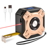 3 in 1 Laser Tape Measure Digital Ranger Finder 16Ft Measuring Tape 131Ft Rechargeable Multi Function Laser Measure Distance