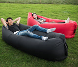 Camping Inflatable Sofa Lazy Bag Portable folding chair Sleeping Bag Air Bed Inflatable Sofa Lounger Trending Beach Bag