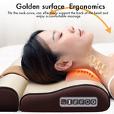 6 Modes Relaxation Massage Pillow Vibrator Shoulder Back Whole Body Heating Kneading therapy pillow shiatsu Neck Massager