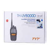 Upgrade Version TYT TH-UV8000D 10Watts Cross Band Repeater Walkie Talkie 3600mAh VHF UHF Dual band Amateur Radio TYT UV8000E