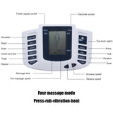 Electronic Tens EMS Muscle Stimulator Pulse Acupuncture Massage Therapy for Back Neck Full Body Massager 16 Pads Russian/English