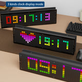 Diy electronic music spectrum kit RGB full color 32x8 lattice music spectrum display SMD WS2812 clock diy soldering project
