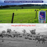 Electric Fence for Animals 12V Pulse Electric Fence Energizer 10KM Digital display panel Safety Waterproof Farm Poultry Alert