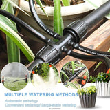 Drip Irrigation Barbed Tee 10 Pcs 1/2 Inch to 1/4 Inch Adapter Irrigation Tubing Connector for Home Garden Barbed Fits Dropship