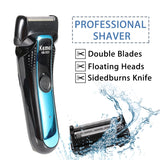 Kemei Electric Razor Men's Foil Shaver Electric Shavers with Beard Trimmer Cordless Rechargeable Mens Razor EU Plug